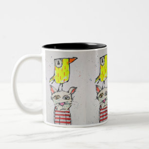 Café Em Dois Tons Caneca de 330 ml Puddy Cat & Canary