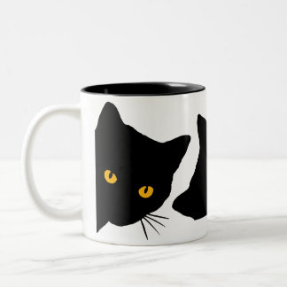 Café Em Dois Tons Caneca de 3 gatos