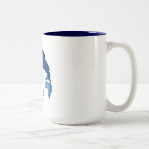 Café Em Dois Tons caneca de 425 ml com duas cores