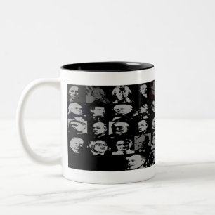Café Em Dois Tons caneca de 44 presidentes