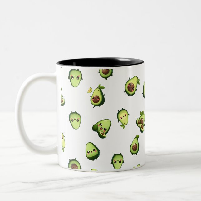 Café Em Dois Tons Caneca de abacate (Esquerda)