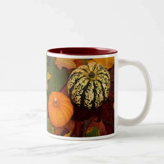 Café Em Dois Tons Caneca de abóbora (Direita)