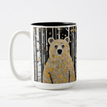 Caneca de Abraço de Urso Engraçado