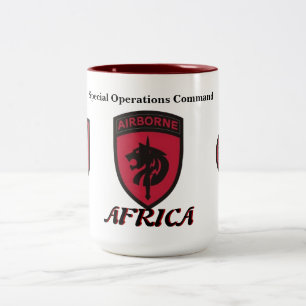 Café Em Dois Tons Caneca de África do comando de operações especi