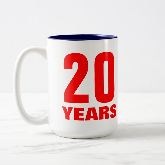 Café Em Dois Tons Caneca de agradecimento aos funcionários Keep calm (Esquerda)
