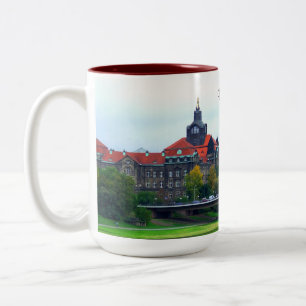 Café Em Dois Tons Caneca de Alemanha