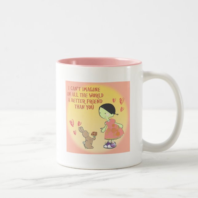 Café Em Dois Tons caneca de amizade (Direita)