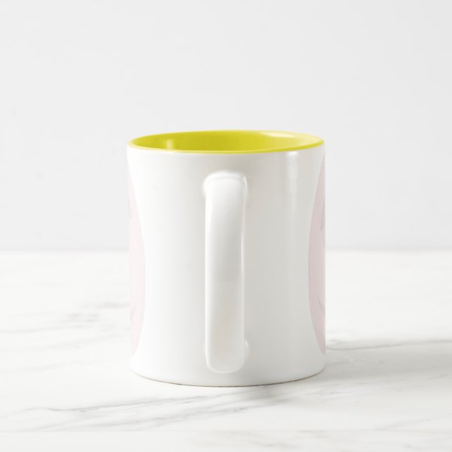 Café Em Dois Tons caneca de animação fofa (Alça)