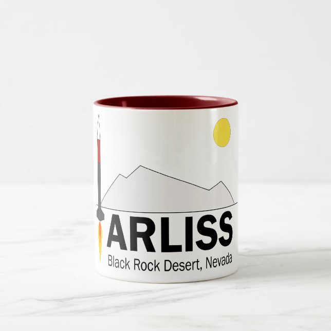 Café Em Dois Tons Caneca de ARLISS de amor (Centro)