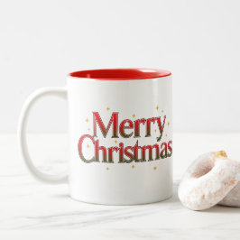 Café Em Dois Tons Caneca de Árvore de Natal Pinheiro Minimalista – C