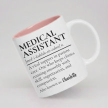 Caneca de Assistente Médico Personalizado Presente