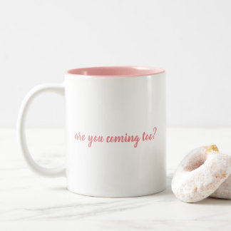 Café Em Dois Tons Caneca de AYCT (rosa)