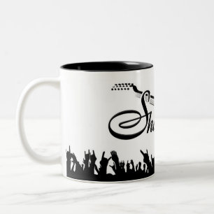 Café Em Dois Tons Caneca de Banda