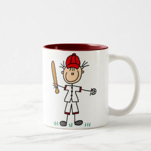 Café Em Dois Tons Caneca de Beisebol Esportivo