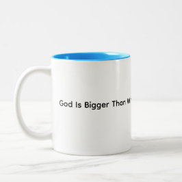 Café Em Dois Tons Caneca De Bênção E Motivação