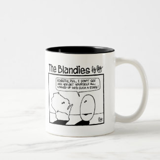 Café Em Dois Tons Caneca de Blandies