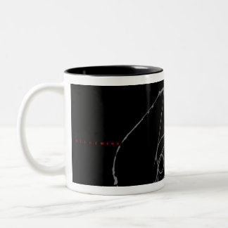 Café Em Dois Tons Caneca de Bloodwire [preto]