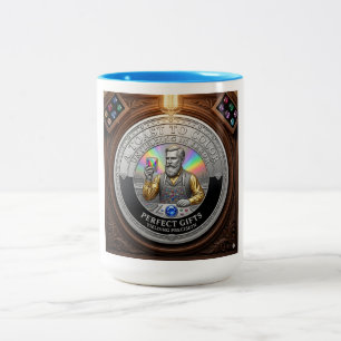 Café Em Dois Tons Caneca de Brinde
