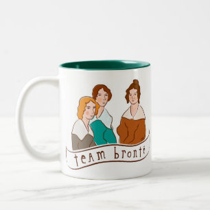 Café Em Dois Tons Caneca de Bronte da equipe