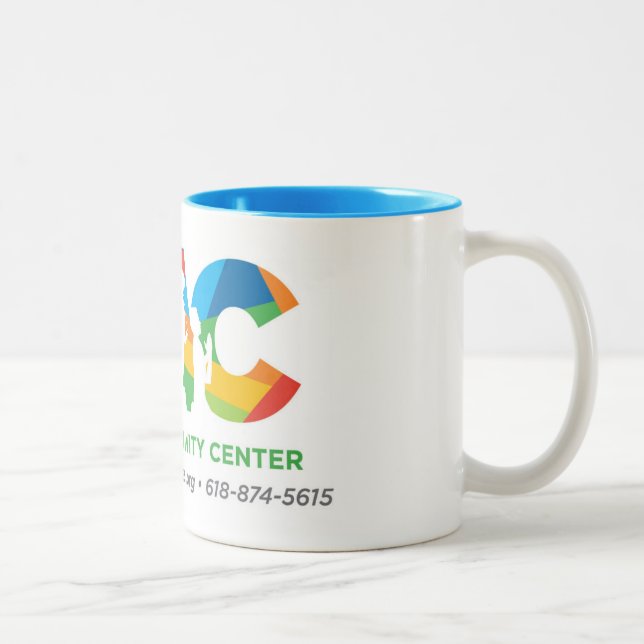 Café Em Dois Tons Caneca de CAC (Direita)