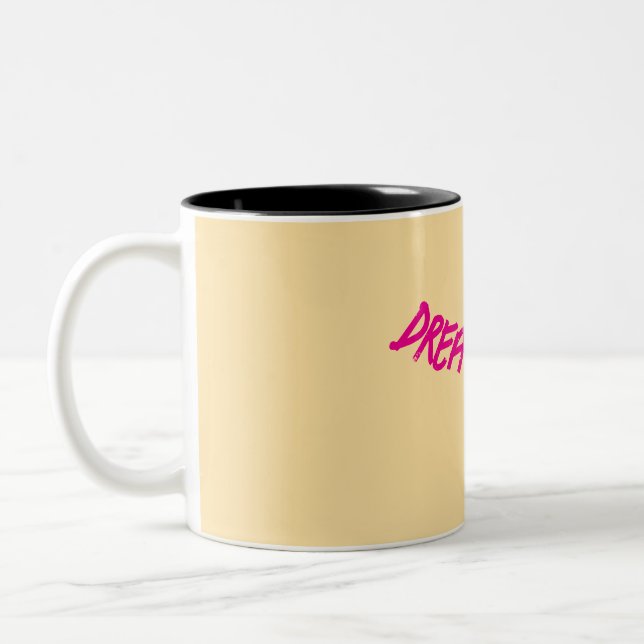 Café Em Dois Tons caneca de café/chá de cerâmica (Esquerda)