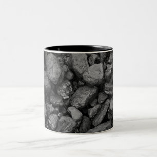 Café Em Dois Tons Caneca de carvão
