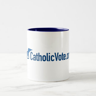 Café Em Dois Tons Caneca de CatholicVote