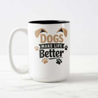 Café Em Dois Tons Caneca de Cerâmica