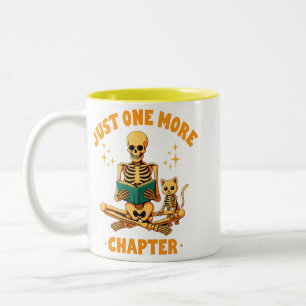 Café Em Dois Tons Caneca de Cerâmica 330 ml Just One More Chapter