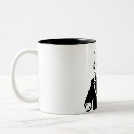 Café Em Dois Tons Caneca de Cerâmica Chefe Bebê Zangado | Presente E
