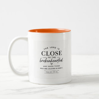 Café Em Dois Tons Caneca de Cerâmica Inspirada na Fé