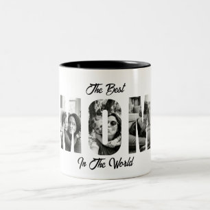 Café Em Dois Tons Caneca de Cerâmica Personalizada para Mãe Presen
