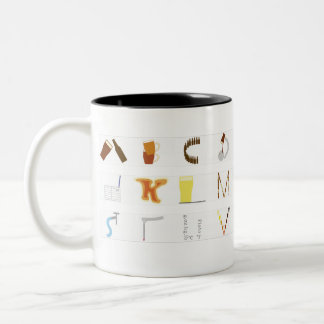 Café Em Dois Tons Caneca de cervejeiro Home