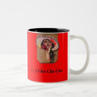 Café Em Dois Tons Caneca de Cha Cha Cha