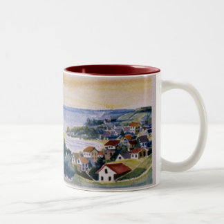 Café Em Dois Tons Caneca de Chá da Vila do Mar