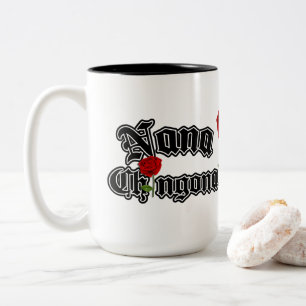 Café Em Dois Tons Caneca de chá Nana Chingona