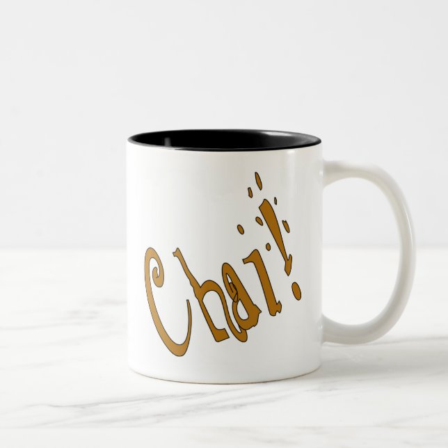 Café Em Dois Tons Caneca de Chai (Direita)