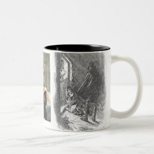 Café Em Dois Tons Caneca de Charlotte Brontë