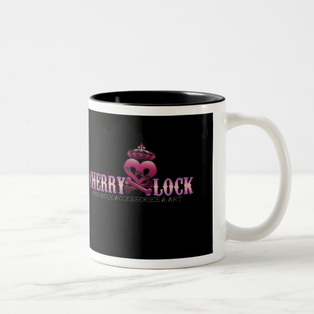 Café Em Dois Tons Caneca de CherryLock (Direita)