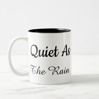 Café Em Dois Tons Caneca de citação Minimalista Preto e Branco .