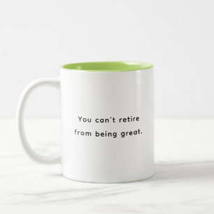 Café Em Dois Tons Caneca de Citações Engraçadas e Inspiradoras para