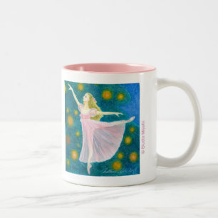 Café Em Dois Tons Caneca de Clara 2-Sided (customizável)
