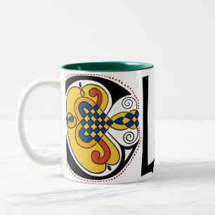 Café Em Dois Tons Caneca de Clare do condado