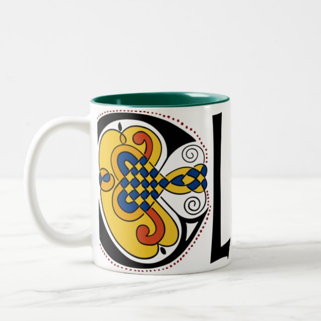 Café Em Dois Tons Caneca de Clare do condado (Esquerda)