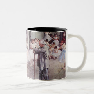Café Em Dois Tons Caneca de classe de danse do La (a classe de