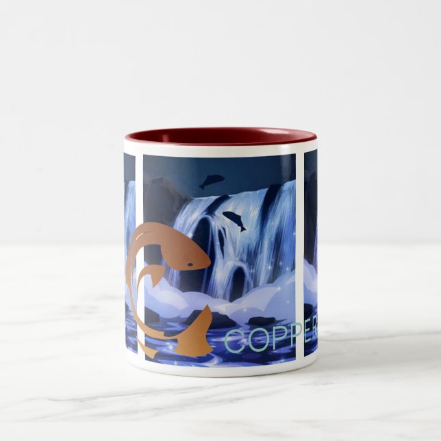 Café Em Dois Tons Caneca de cobre (Centro)
