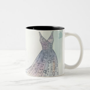 CAFÉ EM DOIS TONS CANECA DE CÓDIGO FASHION 