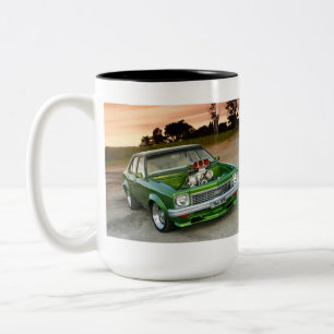 Café Em Dois Tons Caneca de Cofffee da máquina do músculo