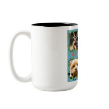 Caneca de Colagem de Fotos de Animais de Estimação
