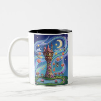 Café Em Dois Tons Caneca de conto de fadas